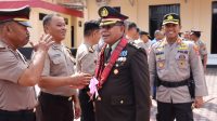 Polres Touna Gelar Syukuran Kenaikan Pangkat dan Pelepasan Purna Tugas