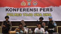 Ungkap Kasus Percobaan Pembunuhan Berencana, Polres Touna Gelar Konferensi Pers
