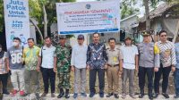 Bersama ATR/BPN, Asisten I Setdakab Touna dan Ketua DPRD Hadiri Pencanangan Gemapatas 1 Juta Patok Batas Bidang Tanah