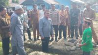 Bupati Touna Lakukan Peletakan Batu Pertama Pembangunan Mushollah SMP Negeri 1 Ampana Tete