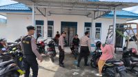 Patroli Rutin, Sat Samapta Polres Touna sambangi warga di TPI Labuan