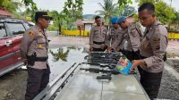 Seksi Propam Polres Touna Lakukan Gaktibplin di Dua Polsek Jajaran