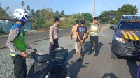 Asik Standing di Jalan Raya, Pengendara Sepeda Motor di Touna Diamankan Polisi
