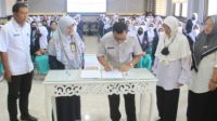 Asisten III Bidang Administrasi Umum Setdakab Touna Terima Mahasiswa Praktik Klinik Kebinanan DTPK