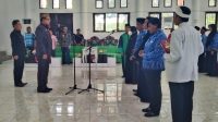 Lantik Pejabat Fungsional dan Kepala Sekolah, Ini Pesan Bupati Mohammad Lahay