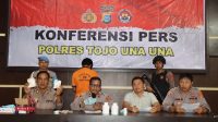 Warga Malei Tojo Ditangkap Satres Narkoba Polres Touna Saat Jemput Paket THD di JNE
