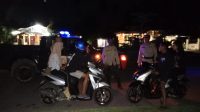 Kapolsek Ampana Kota Pimpin Patroli KRYD Malam Minggu