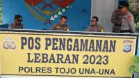 Pastikan Kesiapan Pengamanan, Kapolres Touna Cek Pospam Operasi Ketupat Tinombala 2023