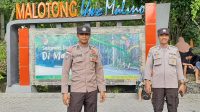 Patroli ke Wisata Permandian Malotong, Anggota Polsek Ampana Kota Berikan Rasa Aman Pengunjung
