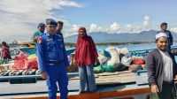Satpolairud Polres Touna Pantau Arus Balik di Pelabuhan Penyebrangan Laut