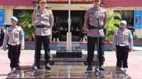Upacara Welcom And Farewel Parade Iringi Pisah Sambut Kapolres Touna