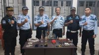 Deklarasikan Zero Halinar, Lapas Ampana Gelar Razia Blok Hunian