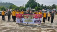 Jalin Solidaritas dan Sinergitas, Polsek Tojo dan Koramil 1307-04 Tojo Gelar Olah Raga Bersama