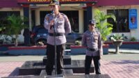 Apel Pagi, Kapolres Touna Ajak Anggota Laksanakan Tugas Dengan Baik dan Terus Meningkatkan Disiplin