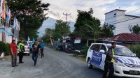 Polisi Kawal dan Amankan Pendaftaran Bakal Calon Legislatif Pemilu Serentak Tahun 2024 di Kantor KPU Touna