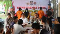Polres Touna Tangkap Empat Pengedar Narkoba, Sita Barang Bukti Sabu 20,79 Gram