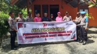 Kapolsek Ampana Tete dan Anggotanya Anjangsana ke Purnawirawan Polri