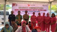 Rangkaian Hari Bhayangkara ke-77, Polres Touna dan Bhayangkari Gelar Bakti Kesehatan