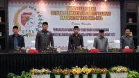 Hadiri Rapat Paripurna DPRD, Bupati Touna Sampaikan Pidato Pengantar Pertanggungjawaban Pelaksanaan APBD TA 2022