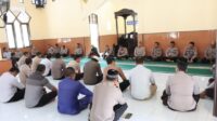 Tingkatkan Iman dan Tagwa, Personil Polres Touna Ikuti Binrohtal