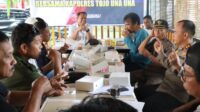 Tingkatkan Sinergitas dan Kemitraan, Kapolres Touna Ngopi Bareng Bersama Awak Media