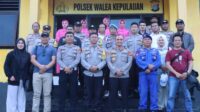 Ini Pesan Kapolres Touna Kepada Personil Saat Kunjungan Kerja ke Polsek Walea Kepulauan