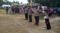 Polsek Ampana Tete Amankan Turnamen Sepak bola Ampana Tete Cup 2023 Pastikan Berjalan Lancar