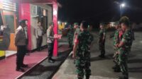 Polsek Tojo Dapat Ucapan Selamat HUT Bhayangkara ke-77 dari Koramil 1307-04 Tojo