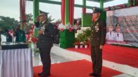 Dandim 1307/Poso Jadi Irup Upacara Penurunan Bendera Merah Putih HUT RI ke-78 di Touna