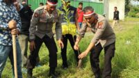 Polri Lestarikan Negeri, Polres Touna dan Jajaran Tanam 500 Pohon