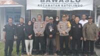 Jelang Pemilu Tahun 2024, Kapolsek Ampana Kota Jumat Curhat Bersama Panitia Pengawas Pemilu