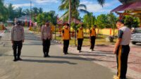 Kapolsek Tojo Pimpin Apel Pagi dan Kurve Bersama