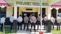 Pimpin Apel Pagi, Kapolsek Una Una Ajak Anggota Jaga Kekompakan