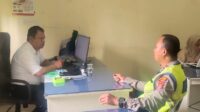 Kordinasi Terkait Rambu-rambu Lalulintas dan Penerangan Jalan, Satlantas Polres Touna Kunjungi Dishub