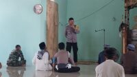 Jumat Curhat, Kapolsek Una Una Ajak Masyarakat Ikut Jaga Kamtibmas
