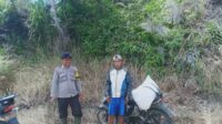 Bhabinkamtibmas Polsek Tojo Himbau Warga Untuk Tidak Membuka Lahan Dengan Cara Membakar