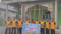 Baksos Religi Jelang Hari Lalu lintas Bhayangkara ke 68, Satlantas Polres Touna Bersihkan Tempat Ibadah
