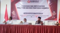 Buka Sosialisasi Implementasi Peraturan dan Non Peraturan Bawaslu, Ini Disampaikan Ketua Bawalu
