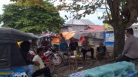 Kapolsek Una Una Gelar Jumat Curhat Dengan Para Buruh, Tukang Ojek dan Bentor Pelabuhan Wakai