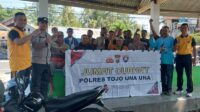 Kasat Binmas Polres Touna Jumat Curhat Dengan Tukang Ojek dan Bentor