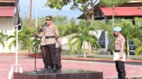 Pimpin Apel Pagi Jam Pimpinan, Ini Pesan Penting Kapolres Touna
