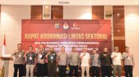 Polda Sulteng Gelar Rakor Lintas Sektoral Jelang  Pemilu 2024