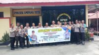Bagren Polres Touna Sosialisasi dan Asistensi Pembangunan ZI Menuju WBK-WBMM di Polsek Ampana Tete