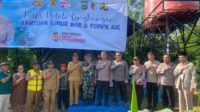 Baksos Polri Peduli Lingkungan, Polda Sulteng Resmikan Sumur Bor dan Pompa Air
