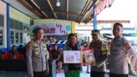 GELAR 90 HUT Akabri ke-33 Tahun, Polres Touna Salurkan Bansos Kepada Komunitas Bentor, Ojek dan Buruh Pelabuhan
