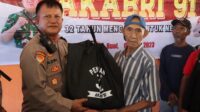 32 Tahun Mengabdi Untuk Negeri, Polres Buol Salurkan Bansos Akabri 91