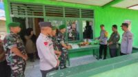 Polsek Una Una berikan Kejutan untuk Koramil Una Una di HUT TNI ke-78