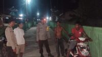 Patroli Dialogis Malam Hari, Polsek Walea Kepulauan Ciptakan Keamanan dan Ketertiban Ditengah Masyarakat