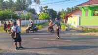 Pengaturan Lalu Lintas Di Pagi Hari, Bentuk Pelayanan Polsek Ampana Tete Kepada Masyarakat
