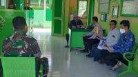 Perkuat Kemitraan, Bhabinkamtibmas Polsek Ampana Kota Sambangi Kantor Kelurahan